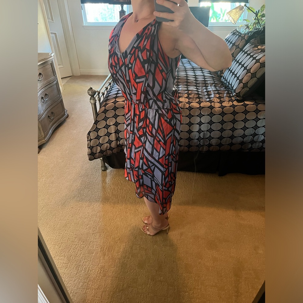 Robert Rodriguez Abstract Patterned High Low Dres… - image 7